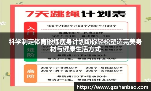 科学制定体育锻炼瘦身计划助你轻松塑造完美身材与健康生活方式